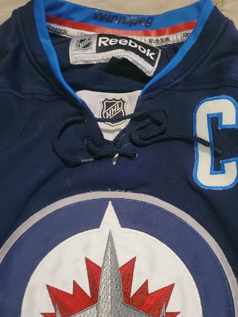 NHL Reebok Authentic Winnipeg Jets Andrew Ladd Jersey...π - Picture 5 of 7